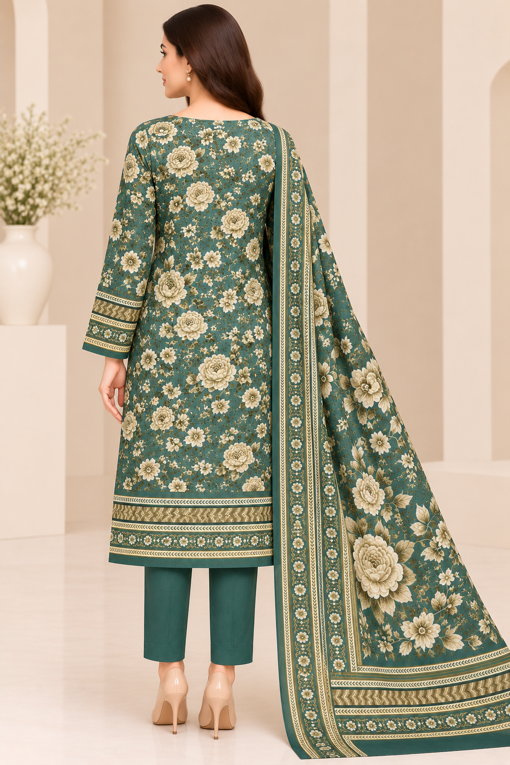 Premium Digital Khaddar 3-Piece