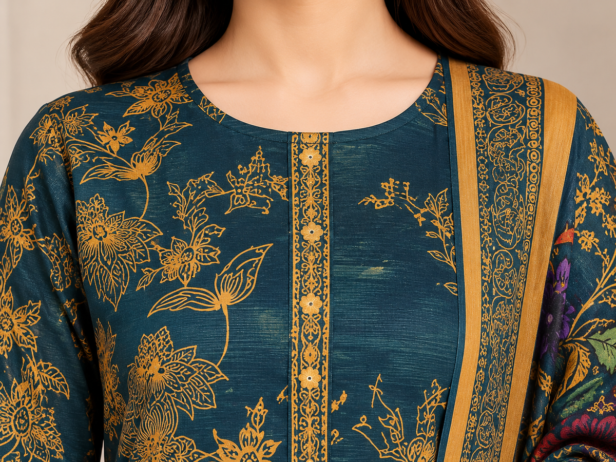 Premium Digital Khaddar 3-Piece
