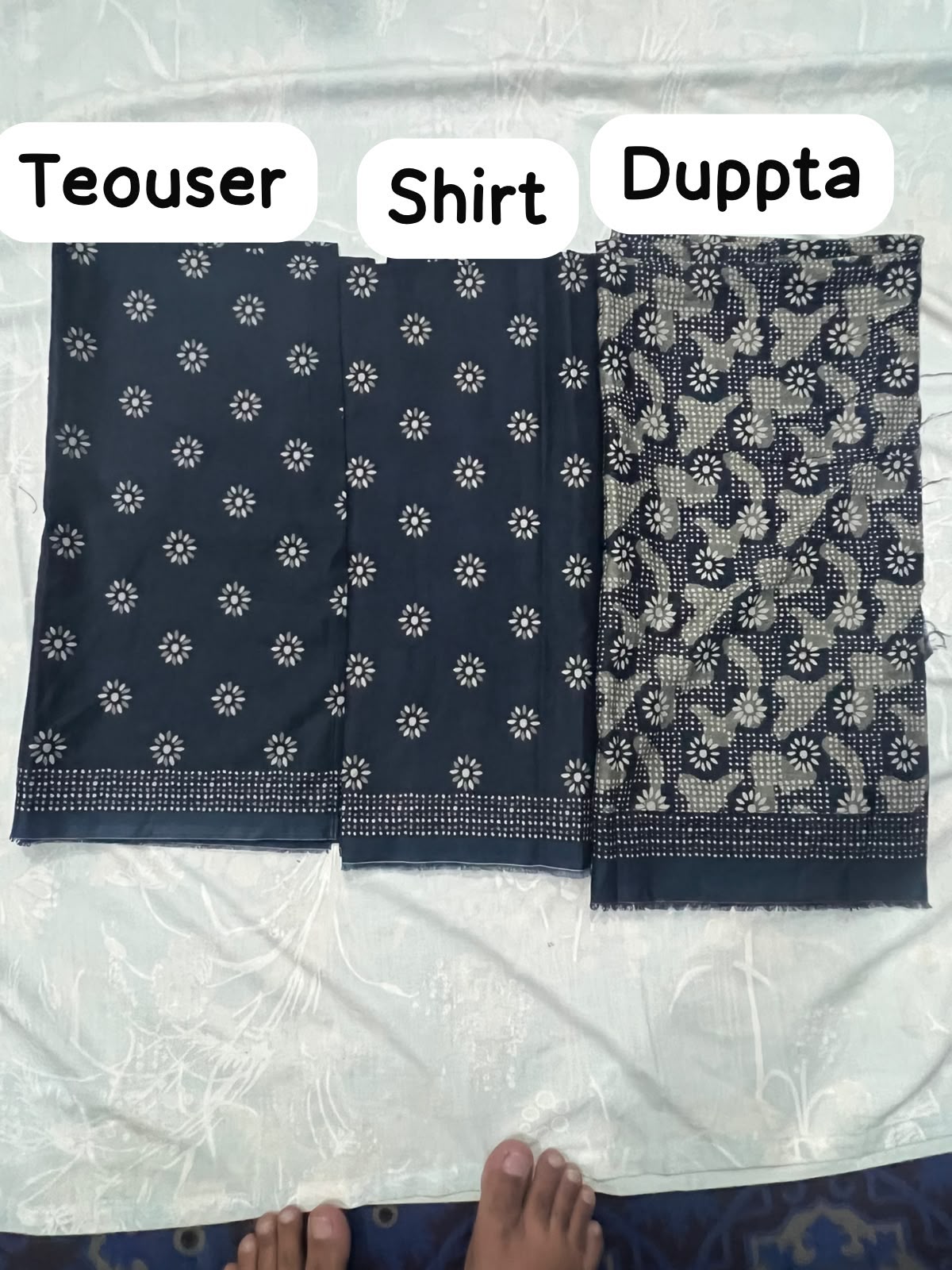 Premium Floral Printed Lawn 3-Piece